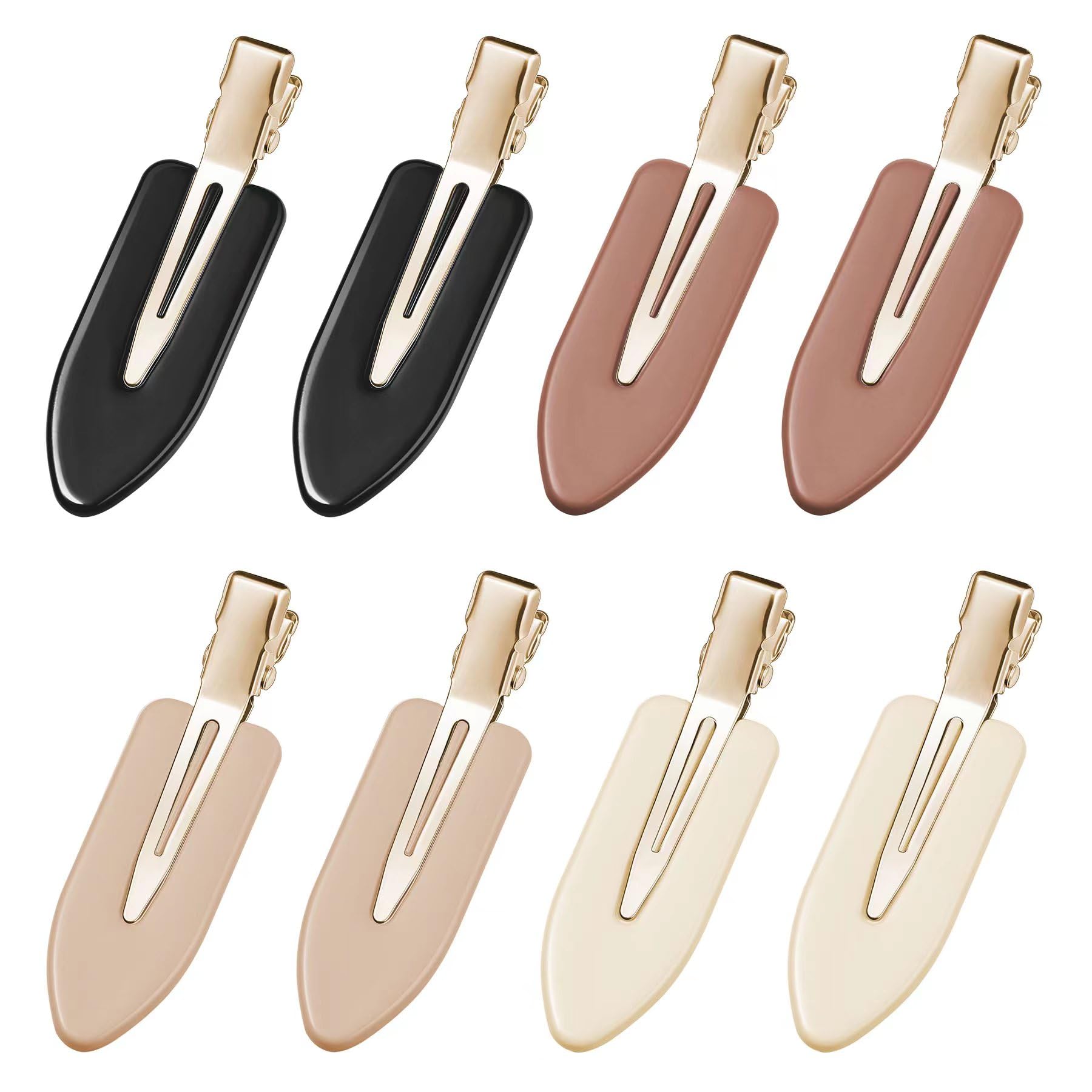 Amazon.com : YIERSO 8 Pcs No bend Hair Clips No Crease Makeup Hair
